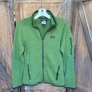 Patagonia Moss Green Zip-Up Jacket Size Small Common Threads Recycling Program
